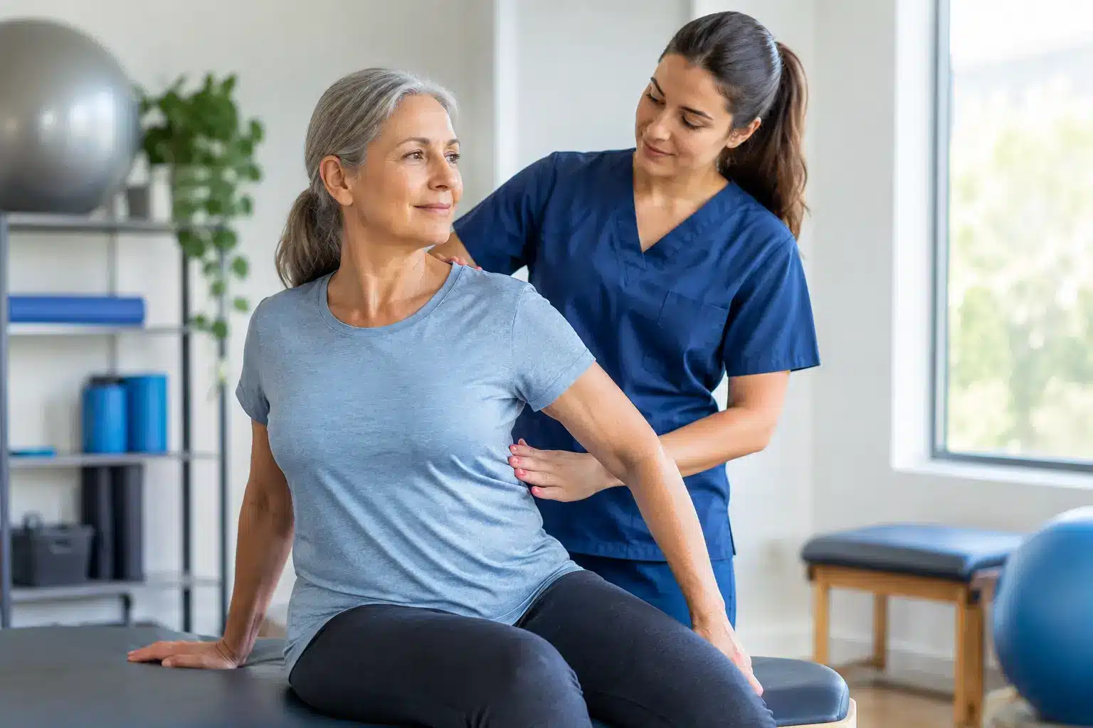 Reabilitação após cirurgia de coluna com segurança